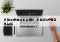 抖音seo优化哪家公司好（抖音优化师是做什么的）